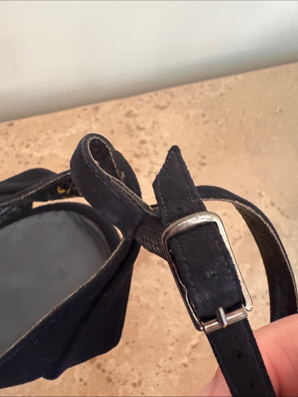 True VTG Women's Black Open-Toe Ankle-Strap Heels, J&J Slater, NY size 7 - Picture 9 of 15
